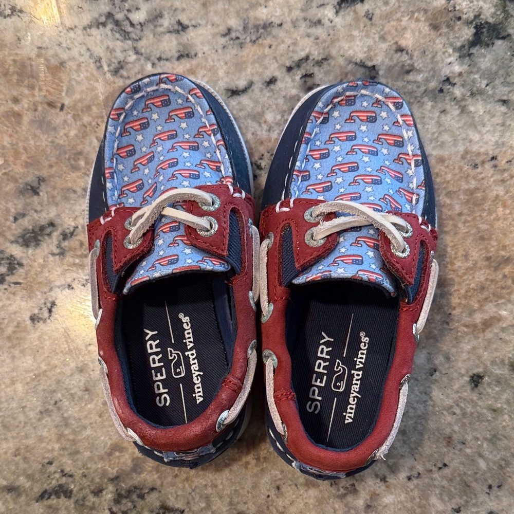 Sperry Vineyard Vines Kids Slip-On Boat Shoes
